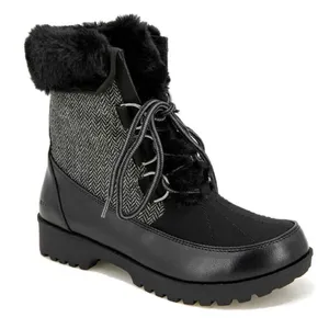 JBU Women’s Boots Size 6‎ Black Memory Foam Waterproof Warm Winter Faux Fur NWT thumbnail 1
