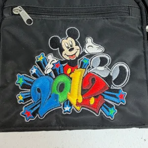 Walt Disney Parks World Fanny Pack Belt Bum Bag 2012 Mickey Mouse Black Sling thumbnail 3