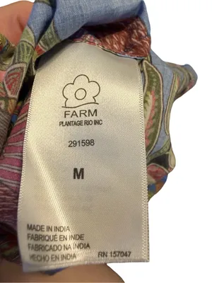 🌺✨ Farm Rio Totally Tuiuiu Tropical Floral Birds Wrap Maxi‎ Dress M ✨🌺 thumbnail 7