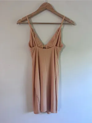 Abercrombie Strappy Cutout Knit Mini Dress Light Orange thumbnail 10