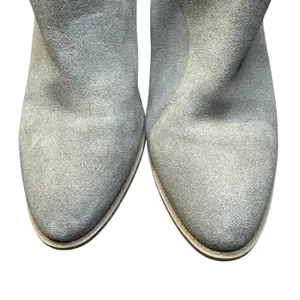 Vionic Anne Booties Womens Size‎ 9.5 Gray Suede Snake Print Ankle Zip Comfort thumbnail 2
