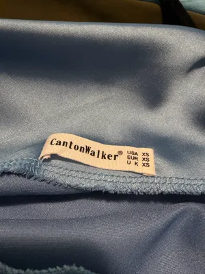 Blue Halter Amazon Dress thumbnail 2