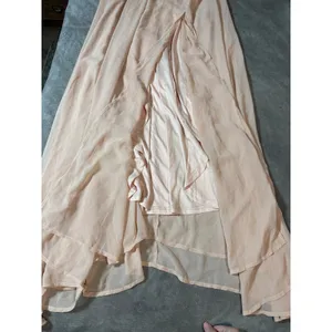 NEW Lulus Size Small Heavenly Hues Maxi‎ Dress Cream Blush Formal Flowy thumbnail 4