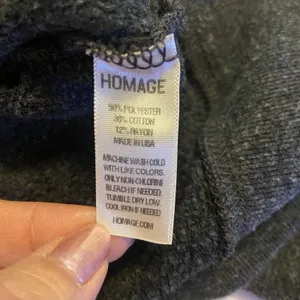 Homage Pittsburg #1 Super Soft Gray Gold Crewneck‎ Sweatshirt Size Small Heather thumbnail 7