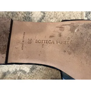 BOTTEGA VENETA Flat Sandal Black Sz 38 US Sz 8 $890 thumbnail 4