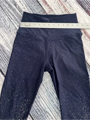 Beyond Yoga Navy and Ombre Gold Speckle Leggings thumbnail 7
