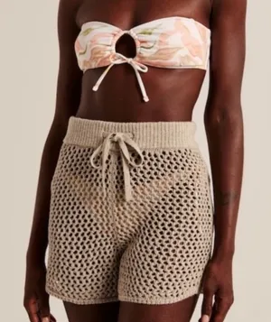 Abercrombie and fitch mesh cover up shorts thumbnail 1