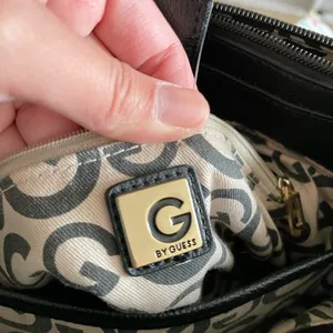 Guess Leather Handbag Black/Coal Top Handle Bag thumbnail 11