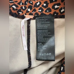 Free People Leopard Print biker Shorts thumbnail 4