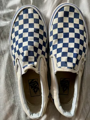 Vans Blue And White Checkered thumbnail 1