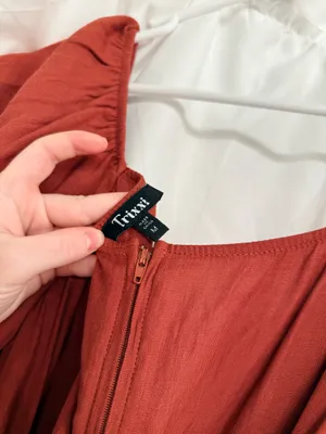 Trixxi Burnt orange dress thumbnail 3
