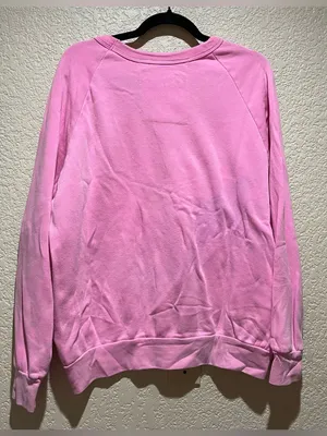 Aviator Nation Bolt Crew Logo Sweatshirt Crewneck Neon Pink Size M thumbnail 7