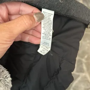 Athleta‎ Womens Wool Knit Sweater Sleeve Goose Down Filled Puffer Jacket thumbnail 4