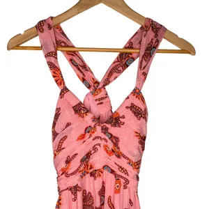 A.L.C. Frank Jaylin Pink Floral Cotton Silk Strappy Maxi Dress 0 NWT $550 thumbnail 5