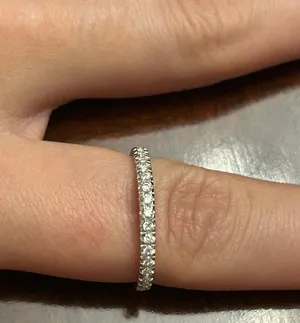 ring band sterling silver 925 beautiful unique lot a59 size 8.5 thumbnail 1