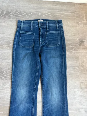 MOTHER THE PATCH POCKET INSIDER SNEAK CAVING IN Blue Size 24 thumbnail 5