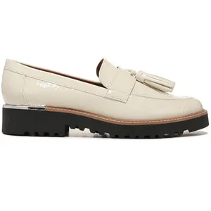 Franco Sarto Women’s Carolynnn Tassel Loafers Putty Patent Sz 8.5 thumbnail 2