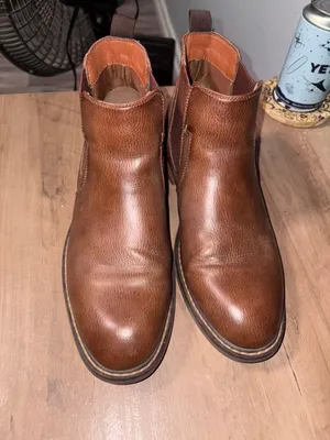 Men’s leather boots Brown Size 7.5 thumbnail 3