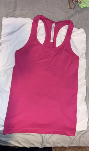 Sonic Pink Lululemon Racerback Tank thumbnail 3