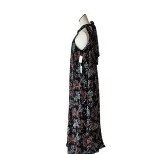 NWT I. State X Nordstrom floral lined Jumpsuit Sleeveless Tie Back wide Leg thumbnail 5