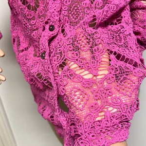 NWT Free People Lace Blouse thumbnail 5