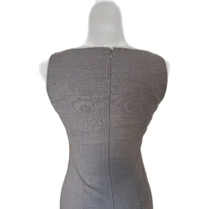 Theory | Wool Knee Length Career Dress Size 2 Office Sleeveless Basic Capsule thumbnail 4