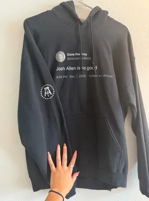 Barstool Sports Josh Allen Hoodie thumbnail 1