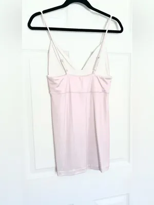 Intimately Free People Look Good Feel Good Mini Dress – Light Pink Metallic – XS thumbnail 11