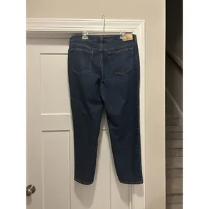 7 For All Mankind Seven 7 Denim Jeans Women's Size 16 Slim Straight Stretch High-Rise Dark Wash thumbnail 6