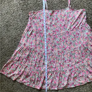 Old Navy Pink Floral above the knee Dress thumbnail 5