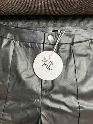 Princess Polly Ryan Fraud Leather Pants Black thumbnail 5