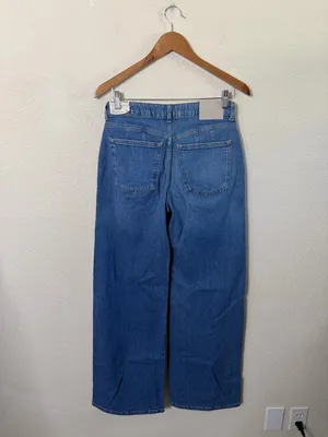 NWT We The Free CRVY Graceland Low Rise Straight Jeans Country‎ Blue Size 25 thumbnail 6