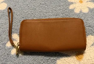 Brown Wristlet Wallet thumbnail 1