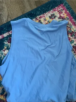 Beyond yoga Light Blue Sleeveless Crop Tank Top - Women thumbnail 7