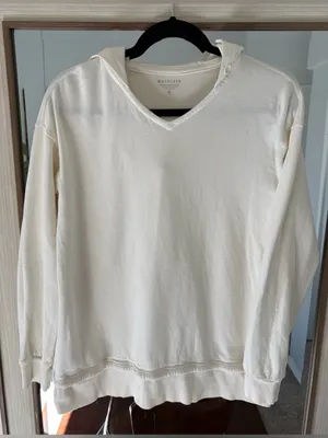 ATHLETA SUNDOWN ALLIANCE HOODIE SWEATSHIRT MAGNOLIA WHITE sz XS Extra Small thumbnail 2