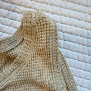 Aerie Offline Womens Cropped Muscle Tank Top Medium Waffle Knit- So Much Sweat thumbnail 4