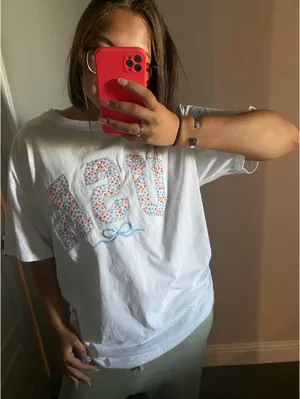 USA Oversized Tee White Size L thumbnail 2