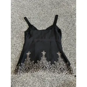 vintage Y2K Ann Taylor Loft black camisole tank top sleeveless blouse 4 thumbnail 9