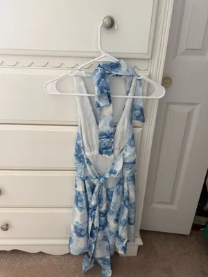 Floral Halter Dress Amazon thumbnail 4