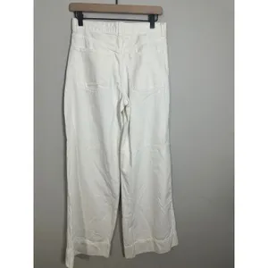 Madewell Superwide-Leg Jeans True White High Rise Rigid Cotton NS899 Size 27 thumbnail 7