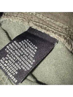 Social Standard by Sanctuary Olive Green Linen-Blend Joggers XL thumbnail 8