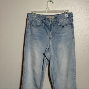 Athleta Women Sculptek Light Blue Denim‎ Straight Ankle Leg Jeans size 10T thumbnail 2