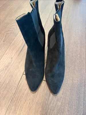 Antonio de Falia Debora Black Boots Size 39 - C36-216 thumbnail 5
