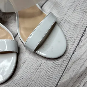 Dream Paris Heels White Slingback Open Toe Strappy Dress Sandals Shoes Size 7 thumbnail 3
