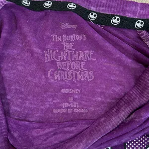 Disney NWOT nightmare before Christmas medium see through tahirt thumbnail 3