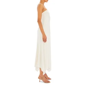 NWT Ser.o.ya Lucia Strapless Maxi Dress Porcelain Sz Large‎ $398 thumbnail 3