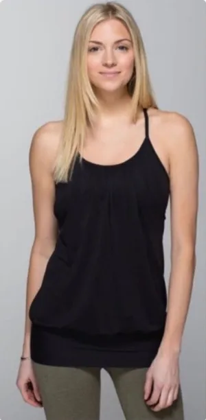 Lululemon No‎ Limit Tank Bra Top Size 4 Black thumbnail 1