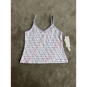Roller Rabbit x Love Shack Fancy Disco Bow Mischa Set Pink Pajamas XS NWT thumbnail 5
