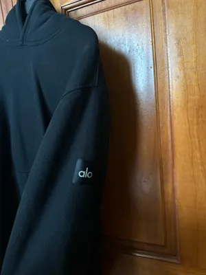 AloYoga Hoodie Heavyweight Black XS thumbnail 4