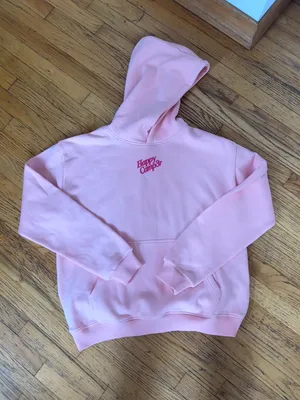 🍓 Happy Camp3r Puff Series Hoodie – Snowy Strawberry 🍓 BRAND NEW thumbnail 1